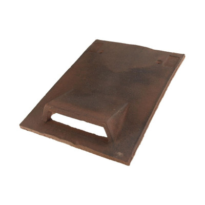 Chatière avec grille tuile plate terre cuite Elysée 613EL section de ventilation 25 cm2 Longchamp 124880 TERREAL