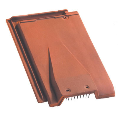Tuile de ventilation HP10 205.20 terre cuite vieilli masse section 50 cm² teinte 115 EDILIANS