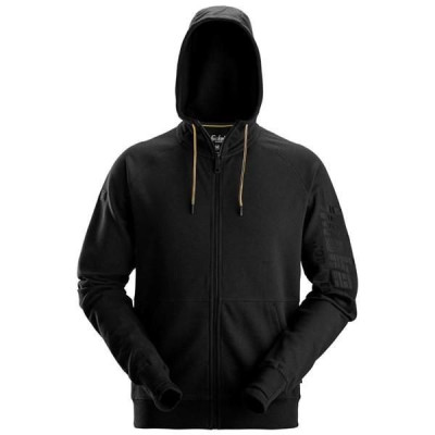 Sweat Zippé à capuche noir avec Logo - taille L 28950400006 SNICKERS WORKWEAR