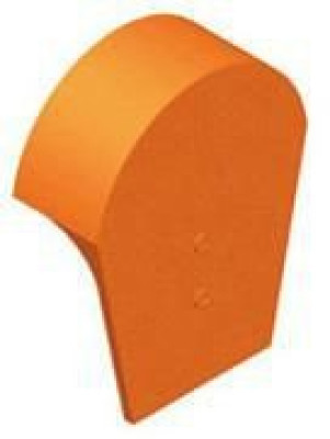 Fronton rive verticale équerre 35 XT terre cuite Pays d'oc 28x31x10 cm TERREAL