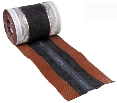 Closoir souple Dryroll 295 rouge sienne rouleau de 50 m 10012667 MONIER