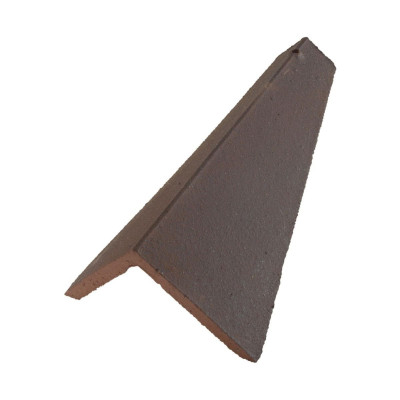 Arêtier cornier angulaire tuile plate terre cuite Elysée 432EL Ardoisé irisé 139351 TERREAL