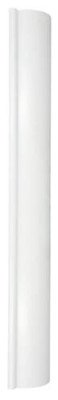 Gouttière demi-ronde de 25 longueur 4m PVC Blanc LG25B NICOLL