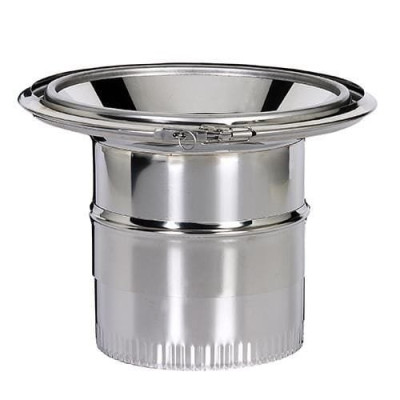 Réduction conique inox émaillé, diamètre 200 / 230 mm P230I 200EM 32230554/12 POUJOULAT
