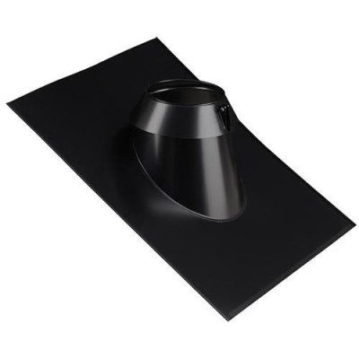 Solin inox 30 à 45 ardoise noir graphite RAL 9030 SIA45 - 130SLCD 45130172/9030 POUJOULAT