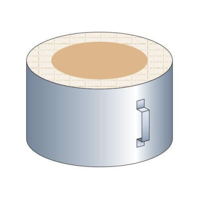 Coquille isolante plafond PGI, diamètre 80 / 130 mm COQISOL 80 PGI 37080744/0 POUJOULAT
