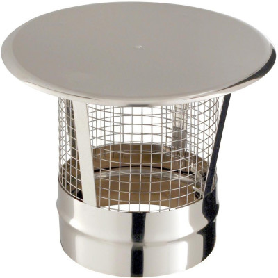 Chapeau pare-pluie anti-oiseau, diamètre 180 mm CPOI 180 SL CD 45180079/9999 POUJOULAT