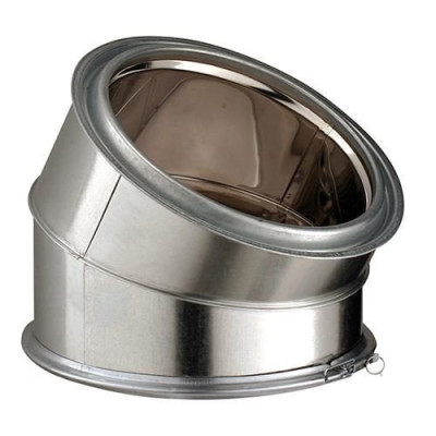 Elément de coude 30° diamètre 150 mm EC30 - 150 - 32150011/0 POUJOULAT