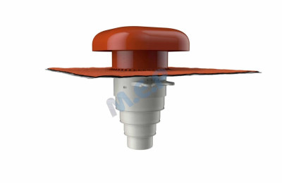 Chapeau de ventilation multidiamètre 160 mm tuile CVN160T MEP