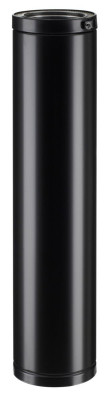 Elément droit Therminox ZI longueur 100 cm diamètre 150 mm noir mat (RAL 9019) 23150005/9019 POUJOULAT
