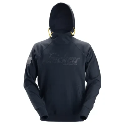 Sweat à capuche logo bleu marine M 28819500005 SNICKERS WORKWEAR