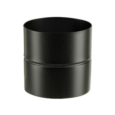Adaptateur émaillé 6/10 soudé en continu femelle-femelle diamètre 180 mm noir mat (RAL 9019) A180F 180F ENM 58180938/0 POUJOULAT