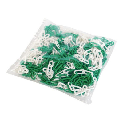 Maille de chaîne signalisation blanc/vert 6 mm détail 1165281D NOVAP  