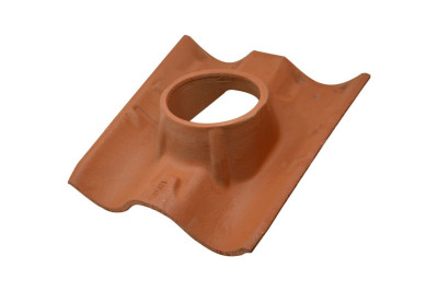 Douille tuile canal terre cuite Canalaverou 40 anti glissement 65CAV40 diamètre 150 mm Brun vieilli 147837 TERREAL