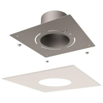 Plaque ventilée bois20x20 150EM blanc mat RAL 9020 - 56150886/9020 POUJOULAT