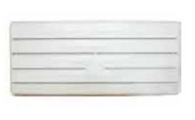 Grille plastique réglable à applique 245 x 245 blanc QUINOA-RESIDENTIEL (DMO) 010695