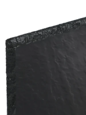 Ardoise fibre-ciment lisse épaufré noir bleuté Montana 33x23 cm  SVK