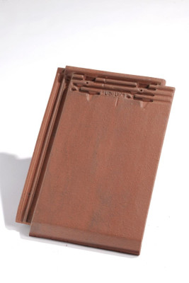 Tuile terre cuite Alpha 10 ardoise 455x310 mm teinte 012 EDILIANS