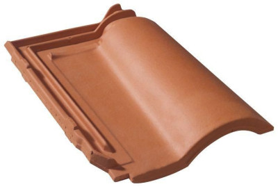 Tuile terre cuite Gallo-Romane Rouge Monier 440x280 mm 10037601 MONIER