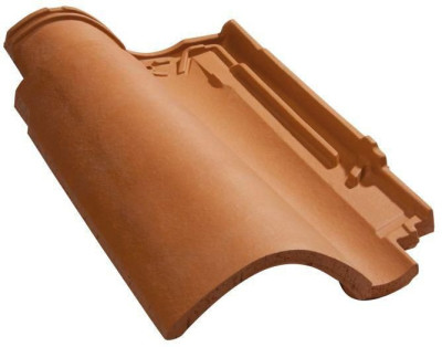 Tuile terre cuite Fériane Rouge Monier 480x290 mm 10036840 MONIER
