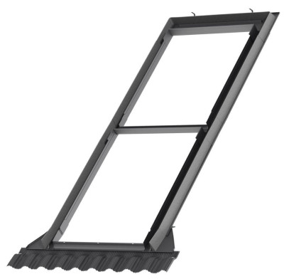 Raccord DUO W Gris anthracite VR 120 mm-kit pour 2 fenêtres 114x118 =250 mm (pour pose vr) ,EDW +EKW7J Gris anth EKW SK06 S0125 Nouvelle Génération VELUX
