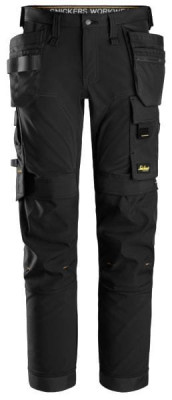 Pantalon Stretch Softshell noir T.42FR avec poches 62750404050 SNICKERS WORKWEAR