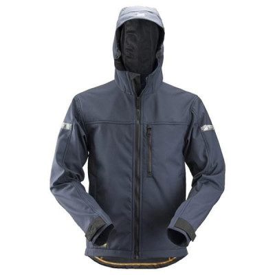 Veste Soft Shell à capuche AW modèle 1229 Taille M Regular noir 12290404005 SNICKERS WORKWEAR