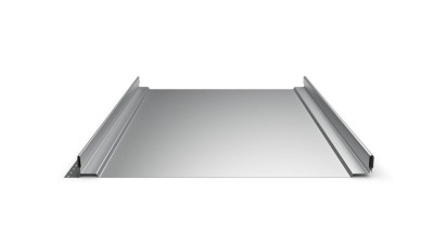 Profil de couverture d'aspect joint debout Mauka Line T R'Unik- 0,50 mm - sans raidisseur 45µ RAL 8905 Tuxedo ARCELORMITTAL