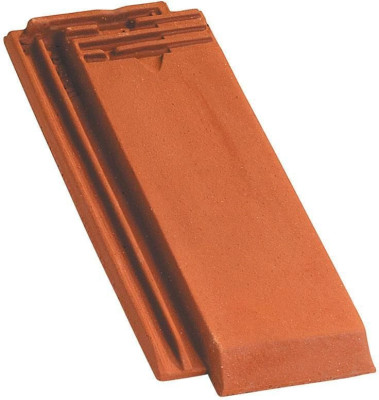 Demi-tuile Alpha 10 - 200.01 terre cuite ardoise 455x100 mm teinte 012 EDILIANS