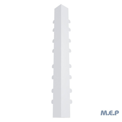 Angle exterieur double L hauteur 50c m blanc pour Rivecel L RAE5B MEP