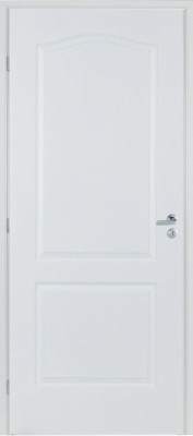 Bloc-porte alvéolaire à recouvrement Design 210 - prépeint - huisserie H90 - serrure PDDT - poussant droit - 204x73 cm RIGHINI
