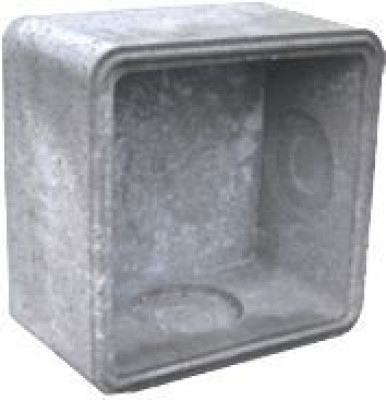 Regard béton à emboîtement sans tampon 40x40 cm int, 48x48 exterieur Hauteur 34 cm 20240 ADG ALKERN