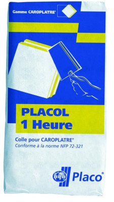 Colle carreau de plâtre Placol 1 h - sac de 25 kg PLACO