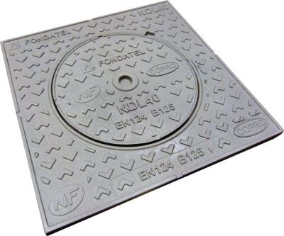 Regard de trottoir NDL60 B125 60x60 cm NF CoPro FONDATEL