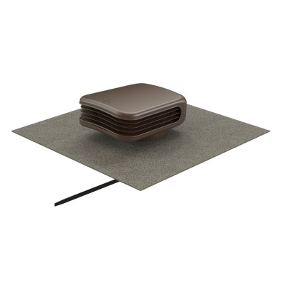 Terminal de ventilation Valetis diamètre 160mm 500x600mm brun 172115 UBBINK