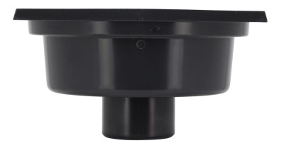 Siphon de cour sortie verticale diamètre 50/40 mm gris foncé USC504 NICOLL