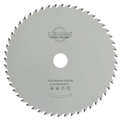 Lame carbure multi-matériaux pour électroportatif et scie à onglet - Ø 305 x ép. 2,4/1,8 x 30 mm - 120 dents LEMAN