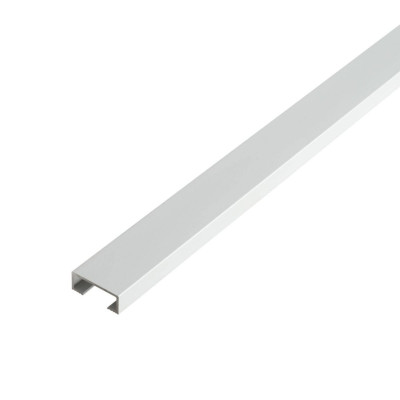 Profilé de décoration et de séparation Duralis H.8 mm aluminium anodisé 2,5 m DURAL