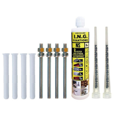 KIT DE FIXATION STORE BANNE 10x170 ING FIXATION