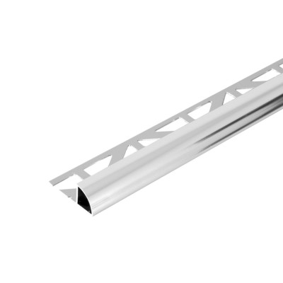 Profilé quart de rond Durondell DRA 862 aluminium anodisé super brillant 8mm longueur 2,5 m 10628080 DURAL
