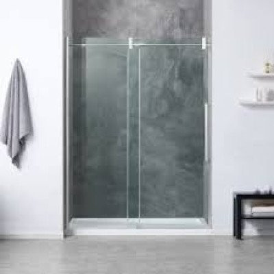 PORTE BATTANTE MARILOU 8 MM VT-NOIR LONGUEUR 90 