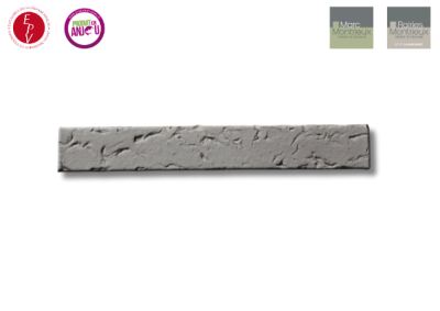 Plaquette de parement colisée Montgris-5  4 x 28 x 12 cm - RAIRIES MONTRIEUX