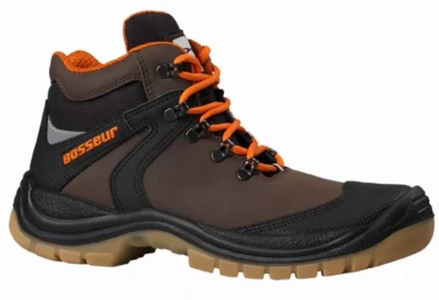  CHAUSSURE DE SECURITE HAUTE S3 AIR CROSS MARRON TAILLE 41 BOSSEUR