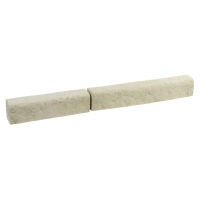 BORDURE TROTTOIR TYPE P1 EN 2 ELEMENTS LONGUEUR 60+40 - 8x10 CM GIRPAV