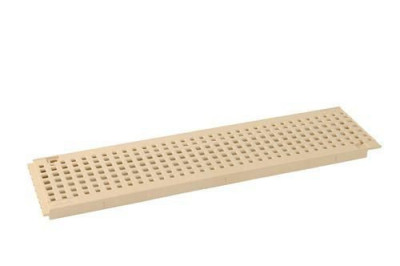 GRILLE PVC PISCINE/PIETONNE 0,5 ML128x20 SABLE GR77PS NICOLL