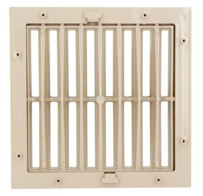 GRILLE SOL AVEC CADRE 30x30 SABLE GRC30S NICOLL