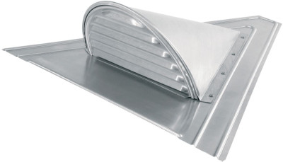 CHATIERE 1/2 RONDE POUR COUVERTURE ARDOISE SECTION DE VENTILATION 85 cm² VMZINC