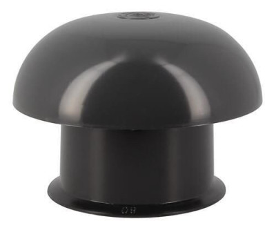 CHAPEAU VENTILATION SIMPLE DIAMETRE 80 ANTHRACITE CC8M NICOLL