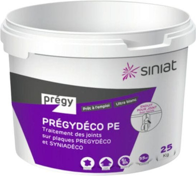 ENDUIT PREGYDECO 2 EN 1 SEAU DE 5 KG SINIAT