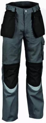 PANTALON MULTI-POCHES BRICKLAYER ANTHR/NERO TAILLE 48 COFRA